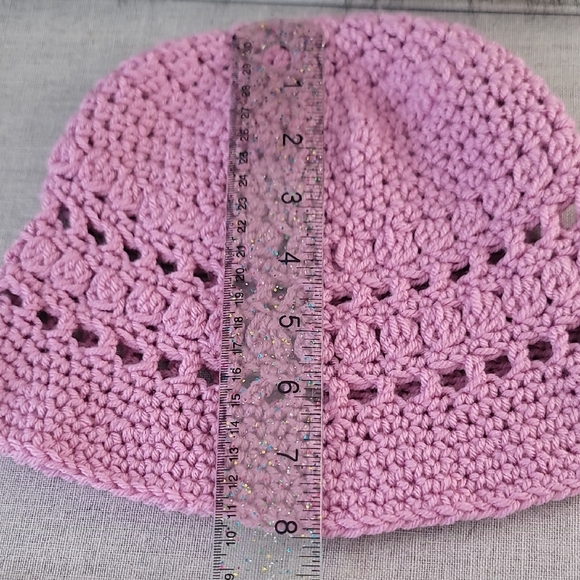 Chic Pink Crochet Bucket Hat - Picture 9 of 11